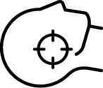 Icon of targeted jaw pain